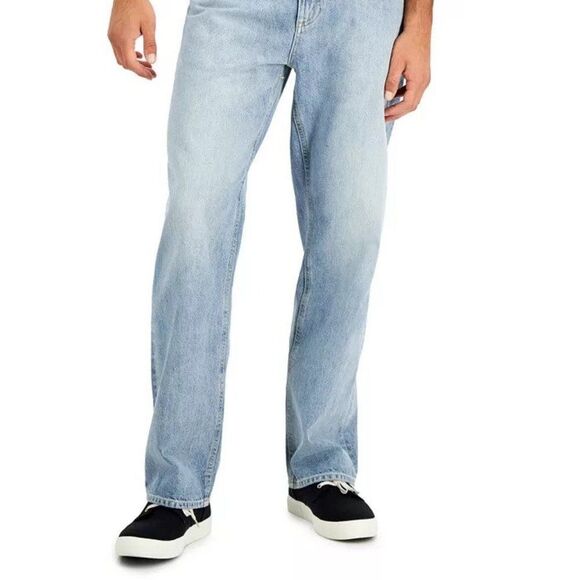 Sun + Stone Men's Relaxed-Fit Faded Jeans - Picture 2 of 7